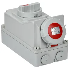 Розетка с механической блокировкой ССИ-814 16А-6ч/380В 3P+PE IP67