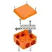 Коробка расп. огн. ПС 100х100х50мм 6P 4мм2 IP55 6 вв. IEK