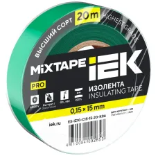 MIXTAPE PRO Изолента 0,15х15мм зеленая 20м