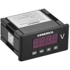 Вольтметр цифровой щитовой однофазный DO RS-485 48х96мм LED