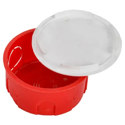 Коробка расп. КМ41007 тв. ст. D=80х40мм IEK