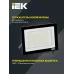 Прожектор СДО 06-100 светодиодный черный IP65 6500 K IEK