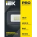 Прожектор СДО 07-10 светодиодный серый IP65 IEK