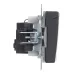 BRITE Розетка 1-местная с заземлением с защитными шторками и крышкой 16А IP44 РСбш10-3-44-БрГ графит