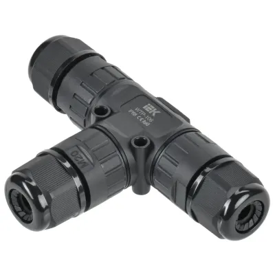 Коннектор кабельный герметичный WTP-106 3 PIN IP68