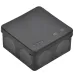 Коробка расп. КМ42455 о/п 100х100х50мм IP67 8 вв. черная IEK