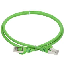 Патч-корд категории 6 FTP PVC 0.5м зеленый