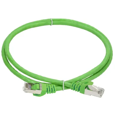 Патч-корд категории 6 FTP PVC 0.5м зеленый