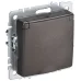 BRITE Розетка 1-местная с заземлением с защитными шторками и крышкой 16А IP44 РСбш10-3-44-БрТБ темная бронза