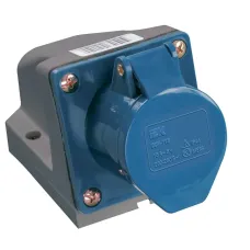 Розетка стационарная ССИ-123 2Р+РЕ 32А 200-250В IP44 IEK