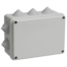 Коробка расп. КМ41241 о/п 150х110х70мм IP44 10 вв. серая IEK