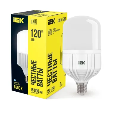 Лампа LED HP 120Вт 230В 6500К E40 IEK