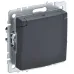 BRITE Розетка 1-местная с заземлением с защитными шторками и крышкой 16А IP44 РСбш10-3-44-БрГ графит