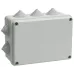 Коробка расп. КМ41242 о/п 150х110х70мм IP55 10 вв. серая IEK Коробка расп. КМ41242 о/п 150х110х70мм IP55 10 вв. серая IEK
