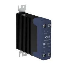 Реле твердотельное SSR1 25А 90-280В AC 24-480В AC с радиатором