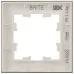 BRITE Рамка 1-местная РУ-1-2-Бр стекло белый матовый