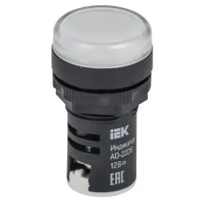 Лампа AD22DS(LED)матрица d22мм белый 12В AC/DC ИЭК