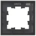 BRITE Рамка 1-местная РУ-1-2-Бр стекло черный матовый