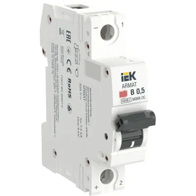 ARMAT Авт. выкл. M06N-DC 1P B 0,5А IEK