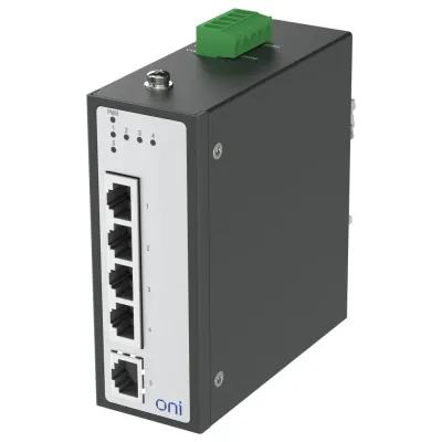 Коммутатор промышленный неуправляемый ISU-430 Ethernet 5 портов 10/100BaseT разъем RJ45 24В AC/12/24/48В DC с резервированием