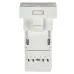 PRIMER РКИ-10-00-П-6 Розетка компьютерная RJ45 UTP кат.6 (1 модуль) белая