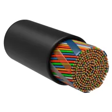 ITK Кабель связи витая пара U/UTP, кат.5E 25х2х24AWG solid, LDPE, 305м, черный