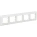 BRITE Рамка 5-местная РУ-5-Бр белый/белый BRITE Рамка 5-местная РУ-5-Бр белый/белый