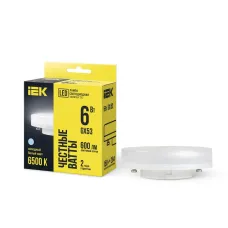 Лампа LED T75 таблетка 6Вт 230В 6500К GX53 IEK
