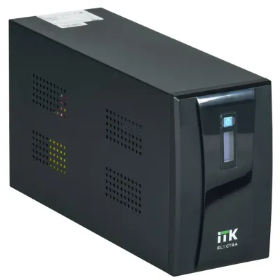 ITK ELECTRA ET Линейно-интерактивный 2кВА/1,2кВт однофазный с LCD дисплеем с АКБ 2х9AH USB порт розетки Schuko