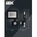 Прожектор СДО 06-20Д светодиодный черный с ДД IP54 6500K IEK
