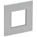 SKANDY Рамка 1-местная SK-F31S металл серебряный