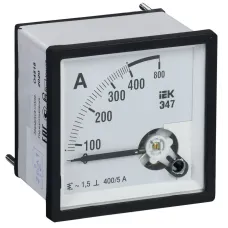 Амперметр Э47 400/5А кл. точн. 1,5 96х96мм