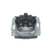 BRITE Розетка 1-местная с заземлением с защитными шторками и крышкой 16А IP44 РСбш10-3-44-БрМ маренго