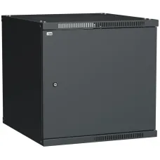 Шкаф LINEA WE 9U 600x650мм дверь металл черный