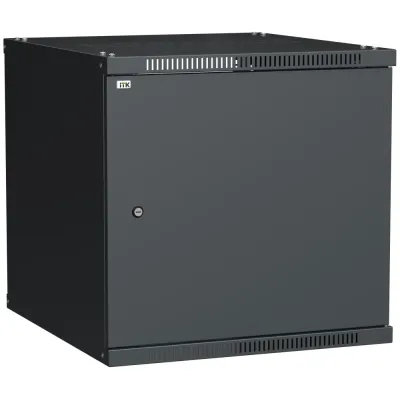 Шкаф LINEA WE 9U 600x650мм дверь металл черный