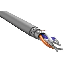 ITK Кабель интерфейсный RS-485 1х2х0,6 нг(А)-LS серый (200м)