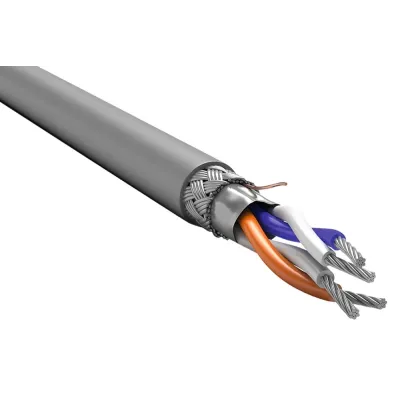 ITK Кабель интерфейсный RS-485 1х2х0,6 нг(А)-LS серый (200м)