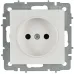 BRITE Розетка 1-местная без заземления без защитных шторок 10А РС10-1-0-БрБ РФ белый