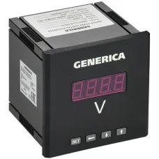 Вольтметр цифровой щитовой однофазный DO RS-485 96х96мм LED
