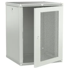 LINEA W Шкаф настенный 15U 600х600мм дверь перфорированная серый 2.0