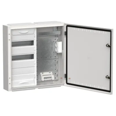 TITAN 5 Корпус комбинированный ЩРн-36 (2х36) 585х570х140мм IP30 белый