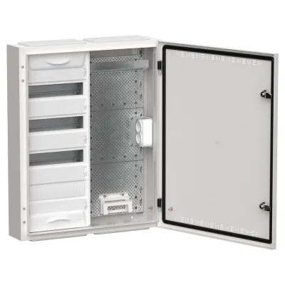 TITAN 5 Корпус комбинированный ЩРн-48 (2х48) 710х570х140мм IP30 белый