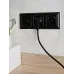 BRITE Рамка 3-местная РУ-3-Бр хром/черный