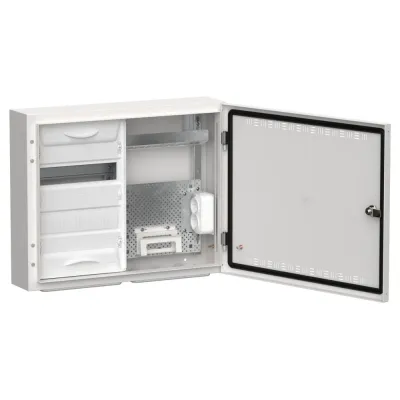 TITAN 5 Корпус комбинированный ЩРн-24 (2х24) 460х570х140мм IP30 белый