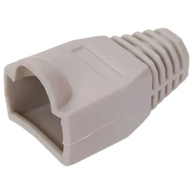 ITK Колпачок изолирующий для разъема RJ-45, PVC, СЕРЫЙ