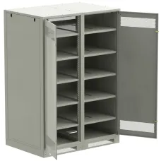 LINEA B Шкаф аккумуляторный (пустой) 2000х1400х950мм двустворчатая металлическая дверь серый