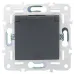 SKANDY Розетка 1-местная с заземлением с защитными шторками и крышкой 16А IP44 SK-R11T титан