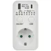 РТЭ-4 Розетка-таймер электронный с USB A+C 15мин-8ч 16А IP20 белый