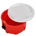 Коробка расп. КМ41025 пол. ст. D=80х40мм пласт. лап. IEK