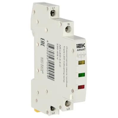 ARMAT Лампа индикаторная тройная LED 230-415В AC 1 желтая/зеленая/красная